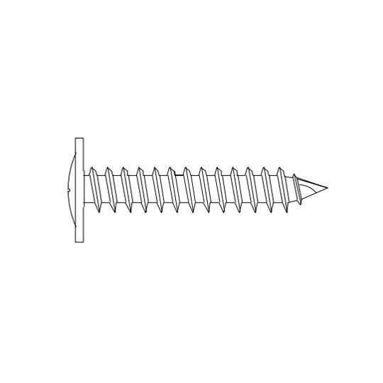 #8-18 x 3/4" Truss-Head Wood Screws - Bag of 250