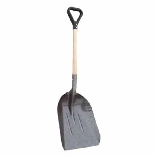 #10 Steel Scoop Shovel with Wood D-Handle