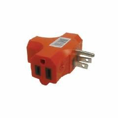 3-Way Electric Plug for 12 Gauge Cords