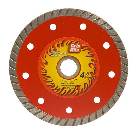 4-1/2" Industrial Turbo Rim Diamond Blade