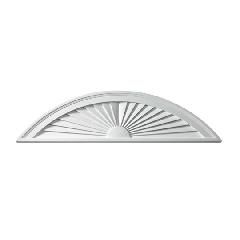 68" x 14" Segment Sunburst Pediment