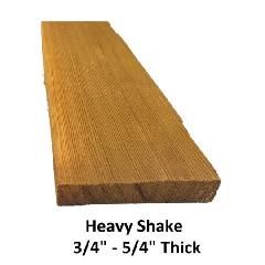 3/4" - 5/4" Heavy CCA-Treated Shakes