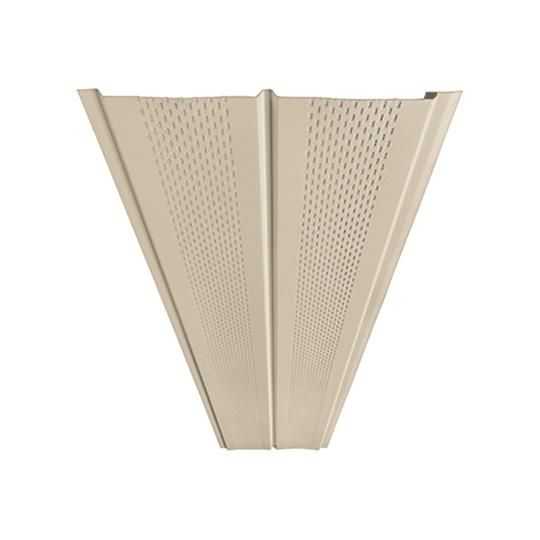 Endurance Triple 4" Center Lanced U-Groove Aluminum Soffit