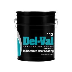 Del-Val Black Seal Rubberized Coating - 5 Gallon Pail