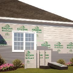 3/8" x 4' x 48' GreenGuard&reg; Q350 Fanfold Siding Underlayment