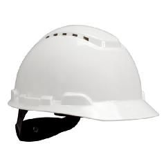 Vented Hard Hat with 4-Point Ratchet Suspension & Uvicator&trade; Sensor