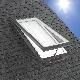 Velux 49-1/2" x 49-1/2" Solar Powered "Fresh Air" Curb-Mounted Skylight with Aluminum Cladding & Laminated Low-E3 Glass White