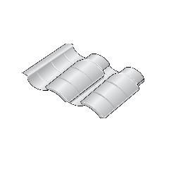 Boral Barcelona 900 Galvanized Standard Flange Roof Vent