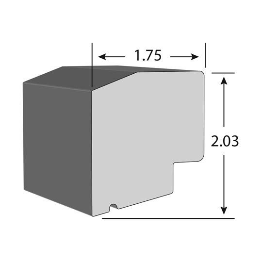 2" x 1-3/4" x 16' Historical Sill #2