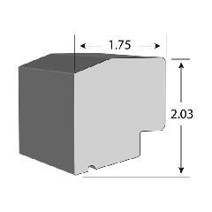 2" x 1-3/4" x 16' Historical Sill #2