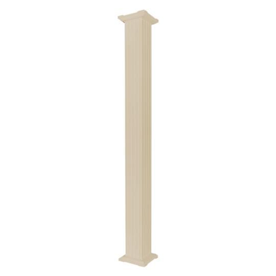 4" x 8' Fluted Square Column