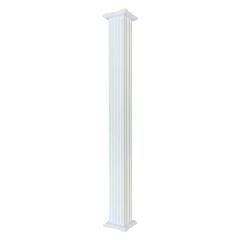 8" x 10' Fluted Square Column