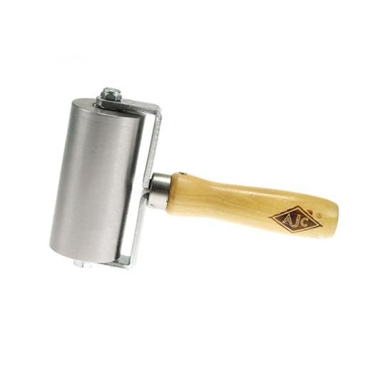 4" Steel Seam Roller with Wood Handle