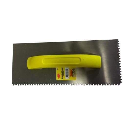 11" x 4-1/2" V-Notched Trowel