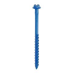 1/4" x 1-1/4" Hex-Washer Head Concrete Anchor Screws - Carton of 100