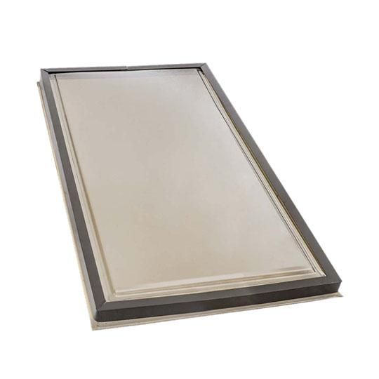 22-1/2" x 22-1/2" Curb Mount Aluminum Polycarbonate Skylight