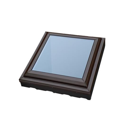 22-1/2" x 22-1/2" Curb Mount Fixed High Impact Glass Skylight