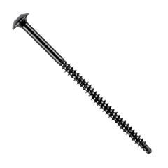 4" Perlok Standard #12 Phillips Head Insulation Screw - Carton of 1,000