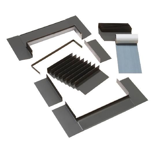 C08 Aluminum Shingles/Shakes Flashing Kit for Deck-Mounted Skylight