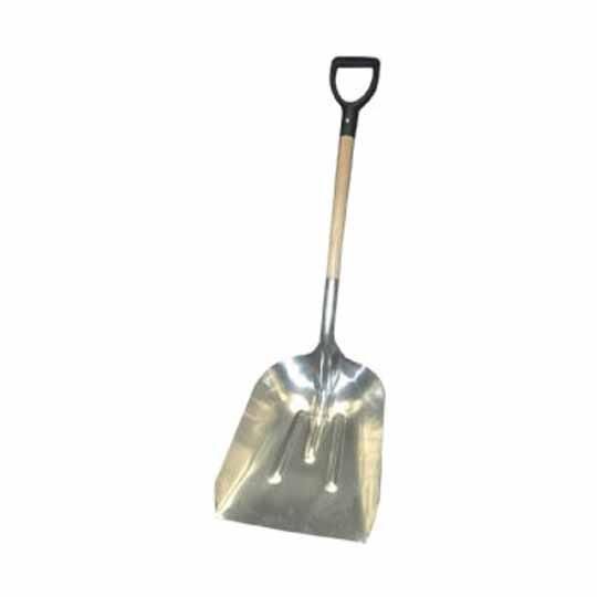 #10 Aluminum Scoop Shovel with Wood D-Handle