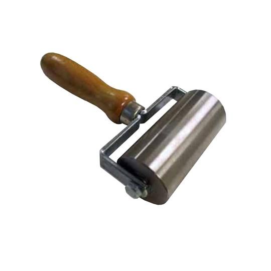 2" x 4" Flat Steel Roller With Double Fork