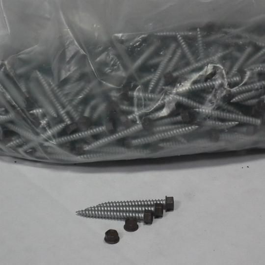 1/4" x 1-1/2" Color Coordinated Corrosion Resistant #9 Hex Head Screw