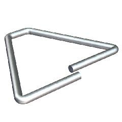 3/16" x 3" Hot-Dipped Galvanized VBT Vee Byna-Tie