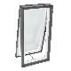 Velux 25-1/2" x 49-1/2" Manual "Fresh Air" Curb-Mounted Skylight with Aluminum Cladding & Tempered Low-E3 Glass White