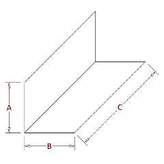 3 x 4 x 7 Galvanized Step Flashing - Bundle of 50