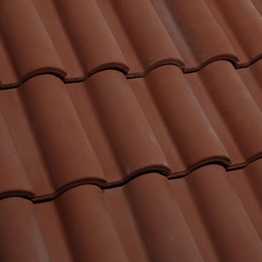 Spanish Style Clay Gable Rake Tile