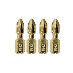 #2 x 1" Impact GOLD&reg; Phillips Bits - Pack of 15