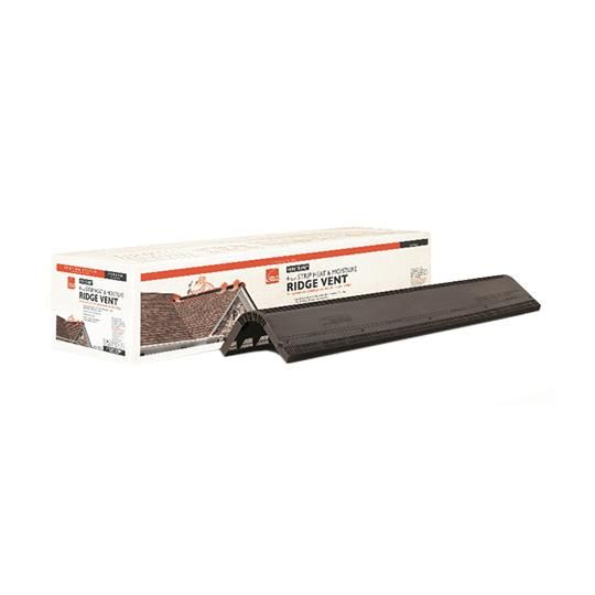 8" x 4' VentSure&reg; Heat & Moisture Ridge Vent Strip with Baffle