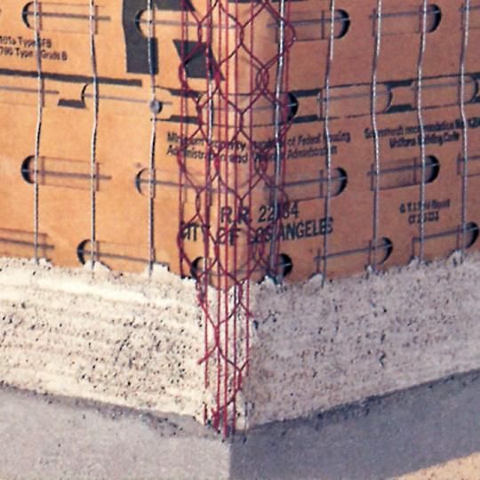 K-Lath&reg; Bullnose Kwik Corner Welded Wire Reinforcement