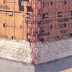 K-Lath&reg; Plastic Nose Kwik Corner Welded Wire Reinforcement Stucco Plastic Corner