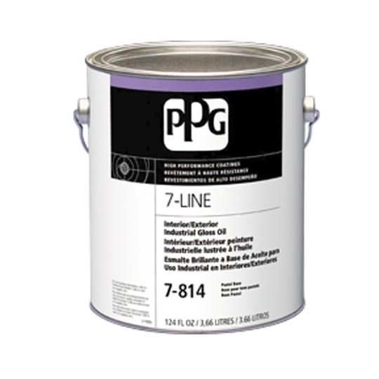 (7-814) 7-Line Interior/Exterior Industrial Gloss Oil with Pastel Base - 1 Gallon Can