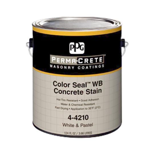 (4-4210) Perma-Crete&reg; Color Seal&trade; WB Interior/Exterior Acrylic Concrete Stain with White & Pastel Base - 1 Gallon Can