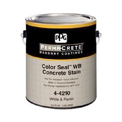 (4-4210) Perma-Crete&reg; Color Seal&trade; WB Interior/Exterior Acrylic Concrete Stain with White & Pastel Base - 1 Gallon Can