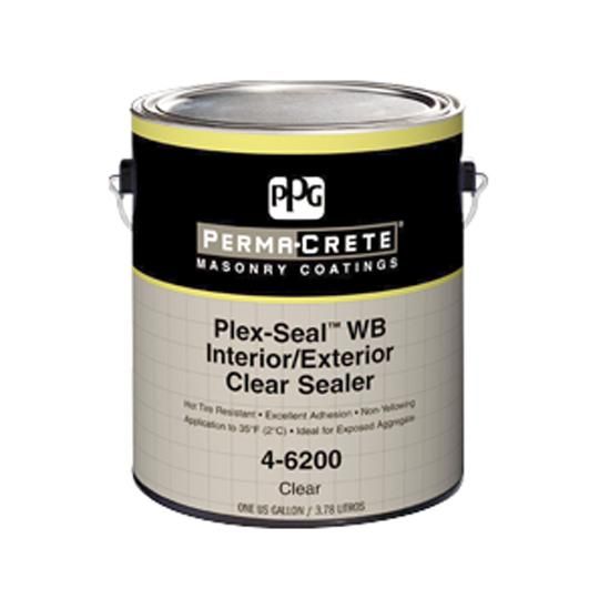 (4-6200) Perma-Crete&reg; Plex-Seal&trade; WB Interior/Exterior Clear Sealer - 5 Gallon Pail