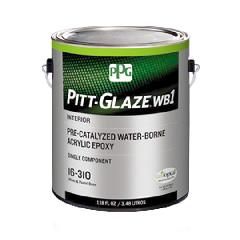 (16-310) Pitt-Glaze&reg; WB1 Interior Eggshell Pre-Catalyzed Water-Borne Acrylic Epoxy with White & Pastel Base - 1 Gallon Can