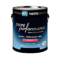 (9-110) Pure Performance&reg; Interior Flat Latex with Pastel Base - 5 Gallon Pail