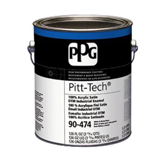 (90-708) Pitt-Tech&reg; Interior/Exterior Primer/Finish DTM Industrial Enamel with Red Inhibitive Base -  1 Gallon Can