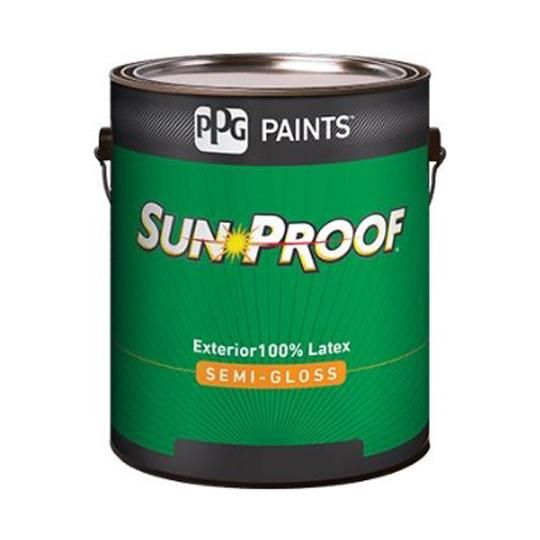 (78-815) Sun-Proof&reg; Exterior House and Trim Semi-Gloss Latex 100% Acrylic with Midtone Base - 1 Gallon Can