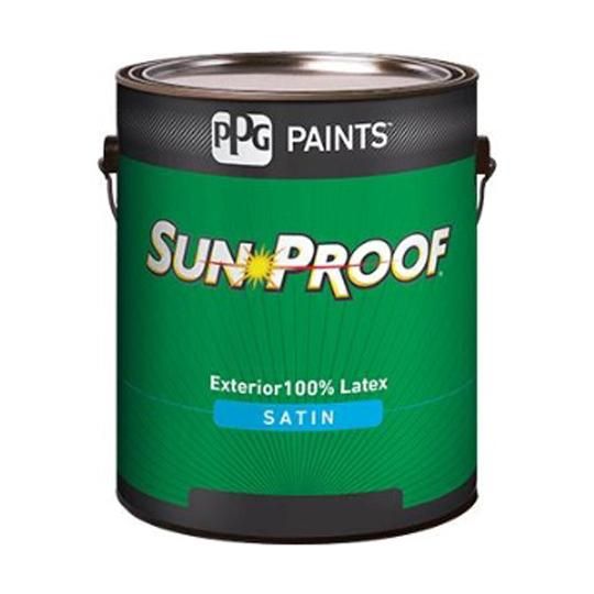 (76-150) Sun-Proof&reg; Exterior House and Trim Satin Latex 100% Acrylic with Midtone Base - 1 Gallon Can