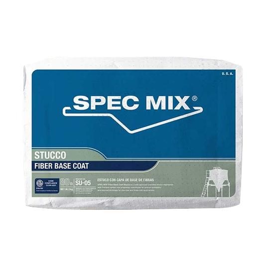 SPEC MIX&reg; Fiber Base Coat Stucco - 80 Lb. Bag