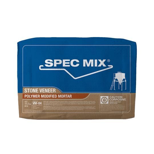 SPEC MIX&reg; Polymer Modified Stone Veneer Mortar - 80 Lb. Bag