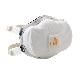 3M 8233 Particulate Respirator with Cool Flow&trade; Valve White