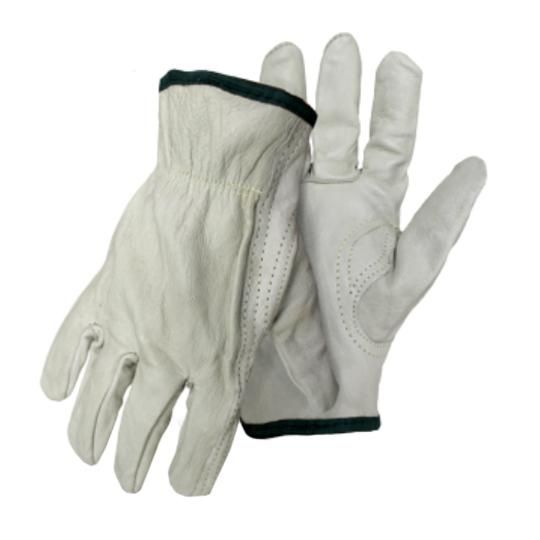 Economy Grade Grain Leather Driver Gloves - Size Large