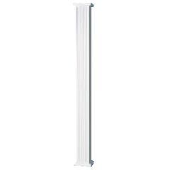 4" x 9' Aluminum Square Fluted Column