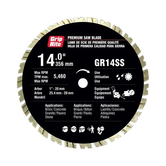 14" SUPER SPEED Premium Quality Segmented Blade