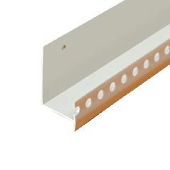 1-1/2" x 10' Starter Trac&reg;/Casing Bead with Weep Holes & Drip Edge - Carton of 35